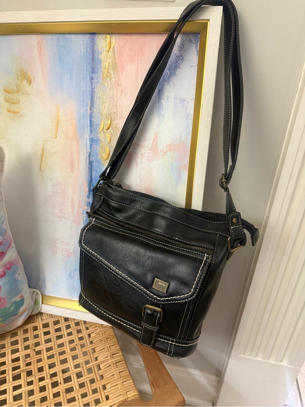 🖤 B.O.C. Amherst Leather Crossbody Bag 🖤